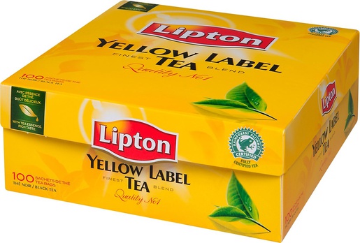 Lipton Yellow Label чай в пакетиках 100 шт